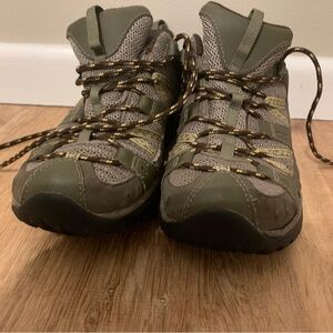 Merrell Olive and Chocolate Trail Shoes